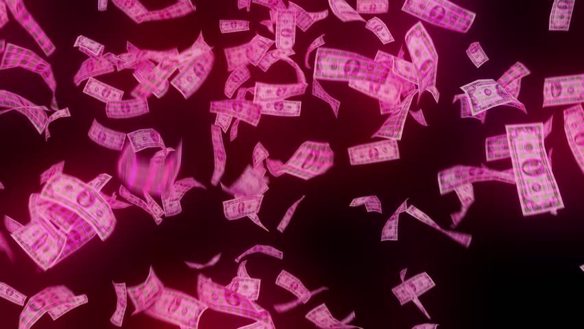 Money Neon 80s Wireframe Falling Stock Footage Video 100 Royalty Free Shutterstock