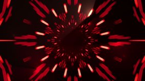 3d abstract tunnel animation
