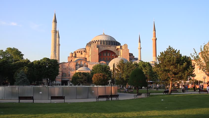 Hagia Sophia in Istanbul, Turkey. 
