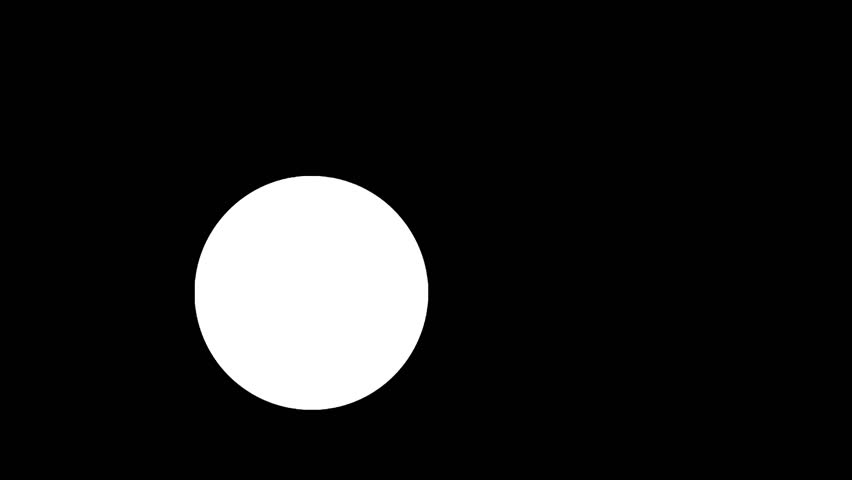 A loader - spinner animation: two balls growing and shrinking in a linear pattern, slow movement. Use: fake mock video buffering, simulate Android / iPhone apps, YouTube buffering / loading.
