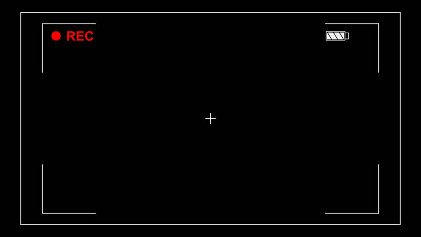 Camera Viewfinder with Full Battery Stock Footage Video (100% Royalty