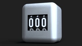 White analog clock counting from zero to one hundred.  - Powered by Shutterstock - Get 15% off with code: PIKWIZARD15