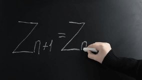 Square iterative process. Benoit Mandelbrot has found out that by means of such, apparently, simple processes it is possible to build very difficult sets. He called them fractals. - Powered by Shutterstock - Get 15% off with code: PIKWIZARD15