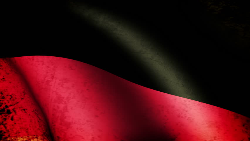 Germany Flag Waving, grunge look