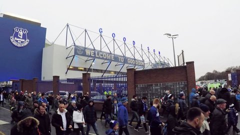 LIVERPOOL, ENGLAND - JANUARY 15:  Matchday at Goodison Park, home of Everton Football Club, England on January 15, 2017.  Everton play football in the English Premier League.