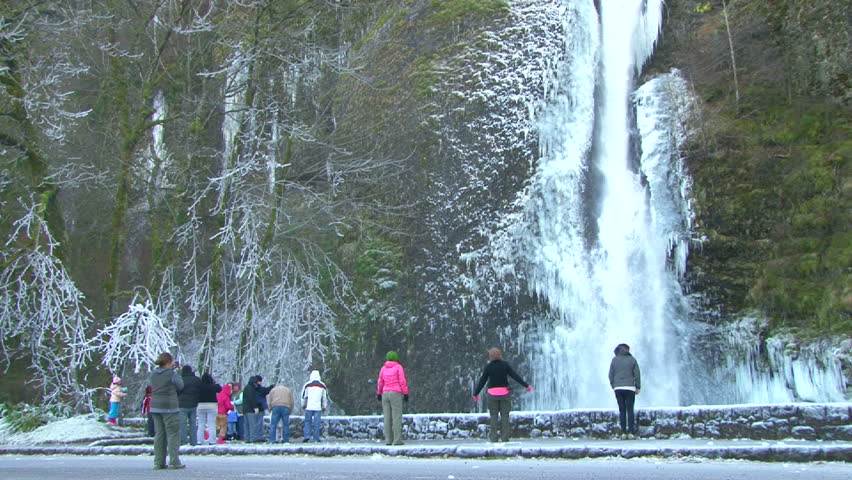 OREGON, PORTLAND - CIRCA APRIL 2012: A group of children and adults play