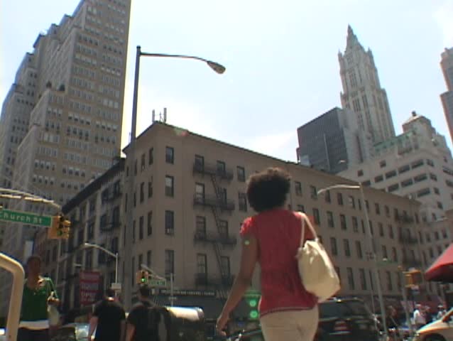 NEW YORK - CIRCA AUGUST 2009: Streets in Manhattan, New York City lifestyles