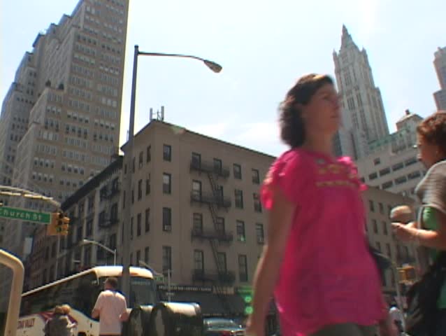 NEW YORK - CIRCA AUGUST 2009: Streets in Manhattan, New York City lifestyles