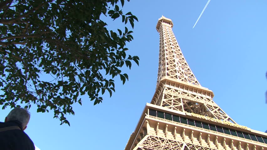 LAS VEGAS - CIRCA MARCH 2010: Las Vegas Paris Eiffel Tower scenic during the day