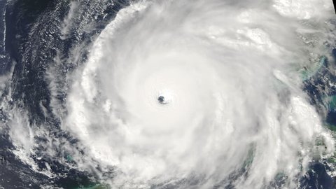 Hurricane storm, tornado, satellite view. Elements of this image furnished by NASA