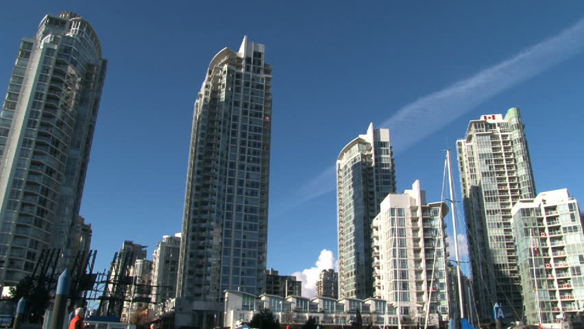 VANCOUVER, BRITISH COLOMBIA - CIRCA JUNE 2009: Time lapse of people walking and