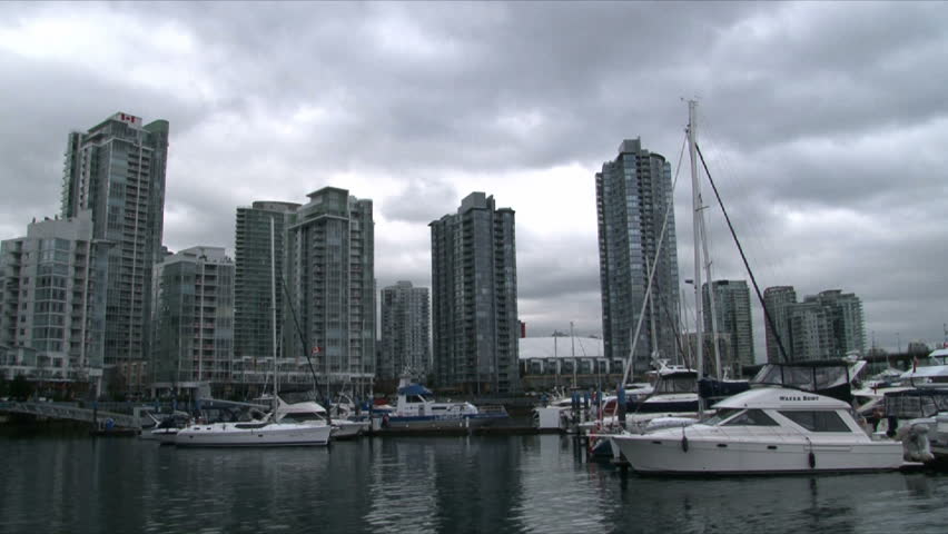 VANCOUVER, BRITISH COLOMBIA - CIRCA OCTOBER 2010 :Time lapse of busy activity in
