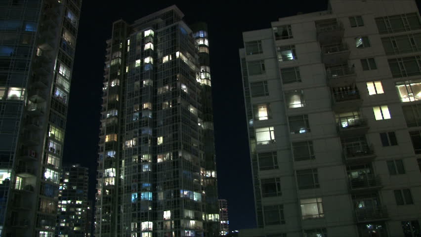 VANCOUVER, BRITISH COLOMBIA - CIRCA AUGUST 2010 :Time lapse of city life at