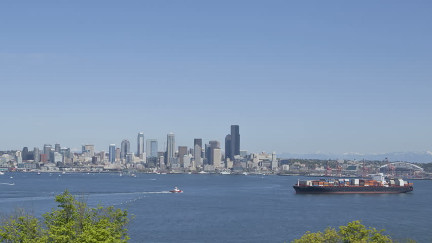 Timelapse of Seattle Skyline