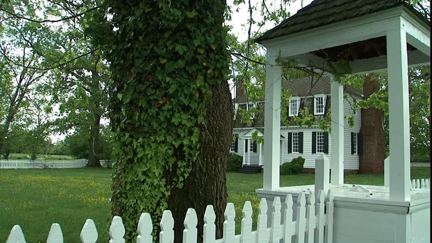 The historical Moore House in Yorktown, Virginia
