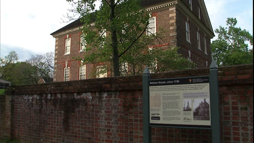 Nelson House, Yorktown, Virginia, Yorktown National Park, VA