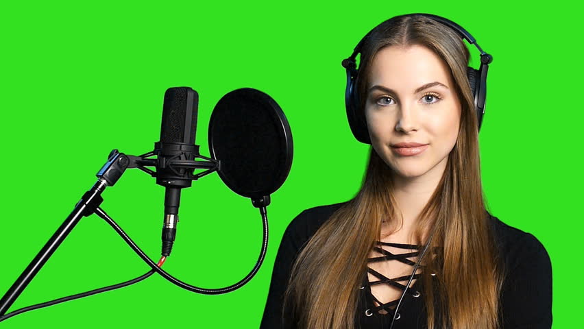 free green screen background images of recording studio