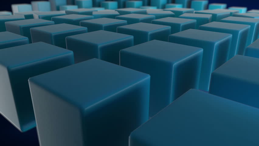 3D abstract background seamless loop