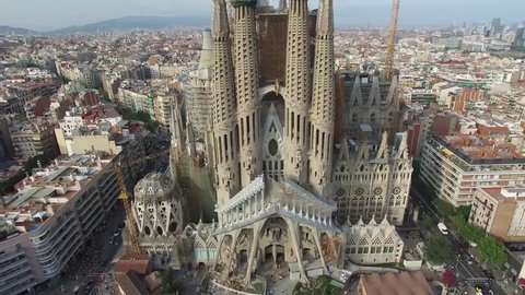 Basilica and Expiatory Church of the Holy Family, Barcelona - Spain
This is an aerial video of Basilica and Expiatory Church of the Holy Family shot by drone in Barcelona, Spain.
