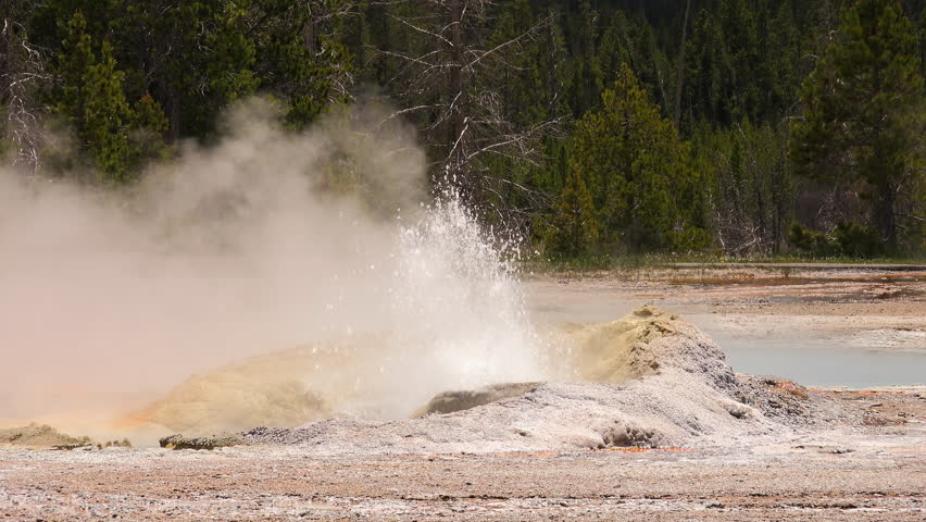 Yellowstone National Park. Wyoming. Geysers. USA. 