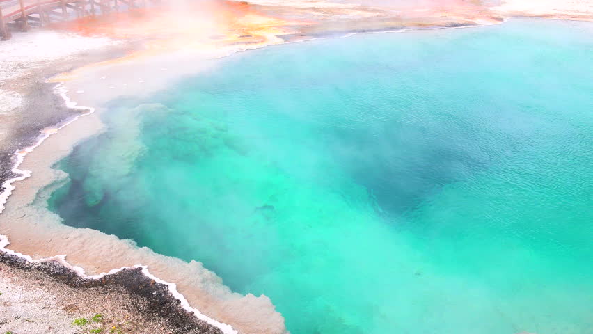 Yellowstone National Park. Wyoming. Geysers. USA.