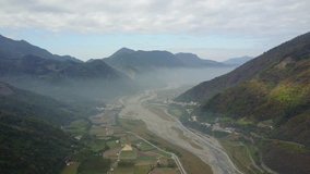 DJI MAVIC 4K Taiwan Aerial Drone Video Nantou Chenyoulan River 20170123