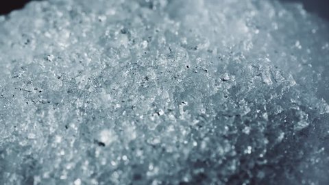 ice snow crystal, crystals forming, macro shot 4k