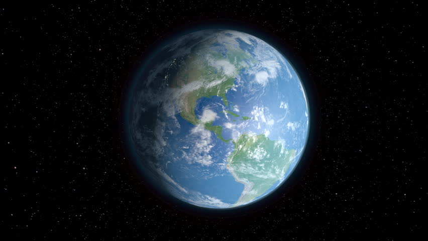 Earth complete spin loop. | Shutterstock HD Video #23371192