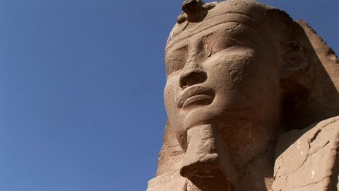 A Statue in Sphinxes Avenue Luxor Temple Egypt Tilt up
a statue in the Avenue of Sphinxes in Luxor temple thebe Egypt nile river unesco site