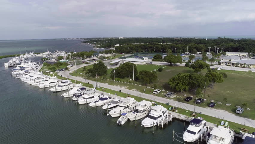 Islamorada Founders Park Marina Harbor Stock Footage Video (100% ...