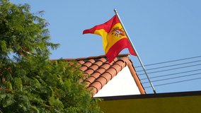 Video of Spanish Flag in 4K. High quality video of Spanish Flag in 4K