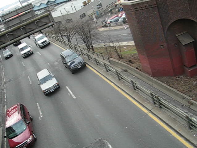 cars on a highway