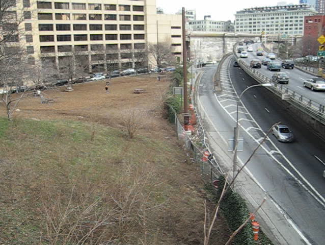 cars on a highway