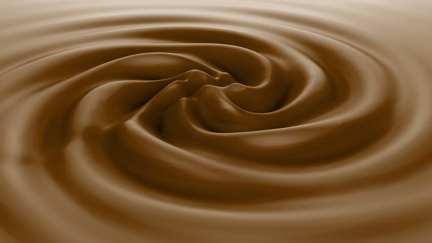 Chocolate swirl animated loop. 