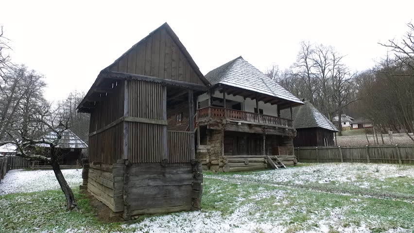 old / vintage village house