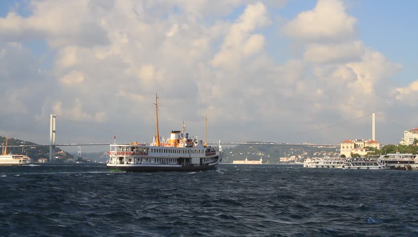 Ferryboats in Bosporus, Istanbul