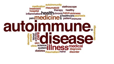 Autoimmune Disease Animated Word Cloud Text Stock Footage Video (100%  Royalty-free) 24480440 | Shutterstock