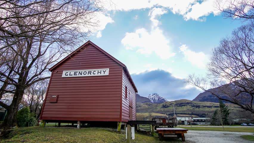 Time lapse at Glenorchy, one of New Zealand