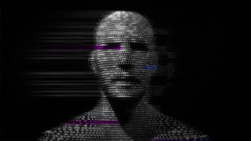 Virtual man made of digital data.  - Powered by Shutterstock - Get 15% off with code: PIKWIZARD15
