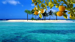 the lemon falls from the branches into the water,swims under water and into the glass. - Powered by Shutterstock - Get 15% off with code: PIKWIZARD15