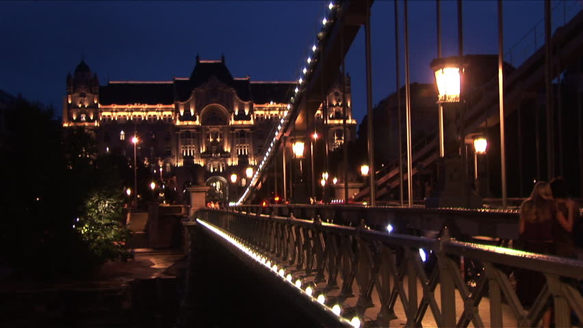 View of Gresham Palace in Budapest Hungary