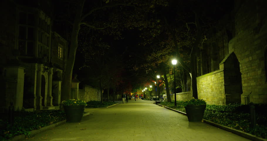 Yale Campus at Night in Stock Footage Video (100% Royalty-free) 23591080 |  Shutterstock