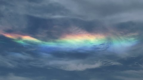 Cloud iridescence on a beautiful and windy day somewhere on earth.