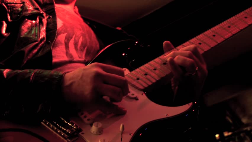 Electric Guitar Solo Close Up Stock Footage Video 100 Royalty Free Shutterstock