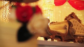 Muslim Wedding Cake Pull Focus