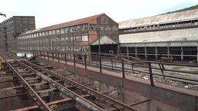 Abandoned steel factory, industrial ruin rails - Steel stacks, Betlehem, United States - Powered by Shutterstock - Get 15% off with code: PIKWIZARD15