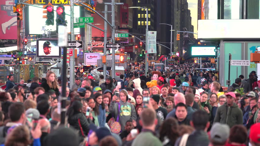 Crowd of People On Time Stock Footage Video (100% Royalty-free) 23644432 |  Shutterstock