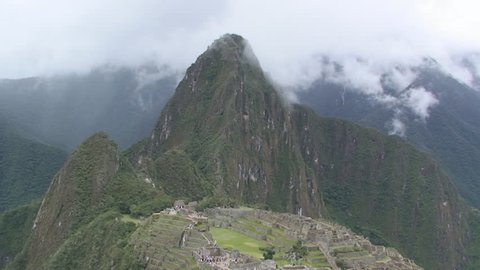 Inca ruins of ancient Machu Picchu, Peru