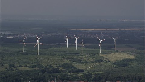 Wind Turbines Near Zschornewitz