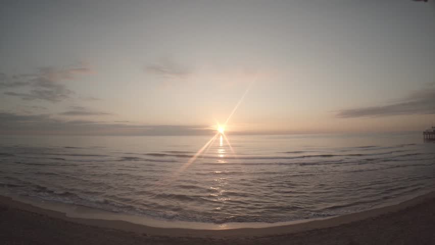 Aerial Fly Over Ocean In Real Time